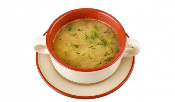 Телешка супа със зелев сок