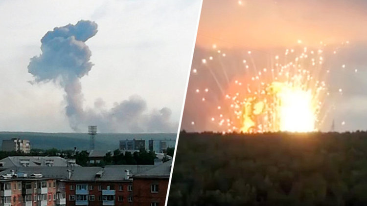 Във взривилия се склад в Сибир имало 40 хиляди снаряда