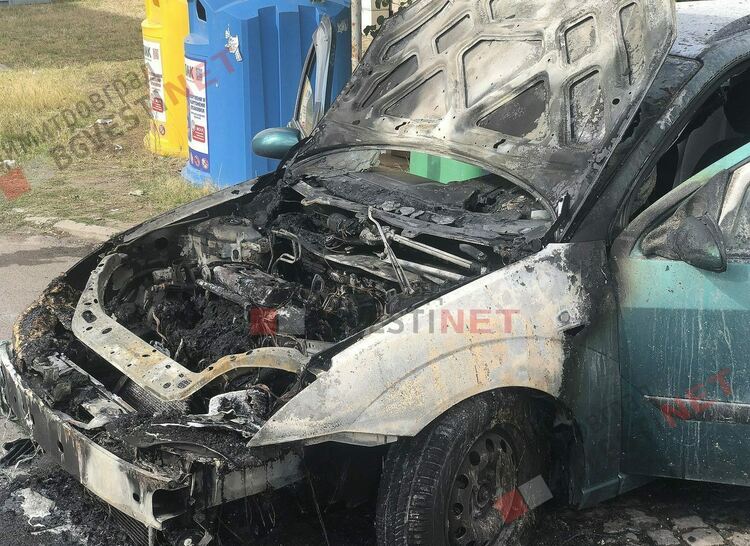 Автомобил изгоря в Димитровград
