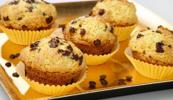 Мъфини с банан и шоколад