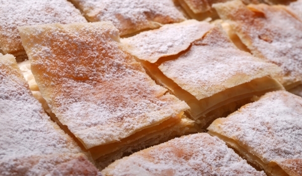 Баница с прясно мляко