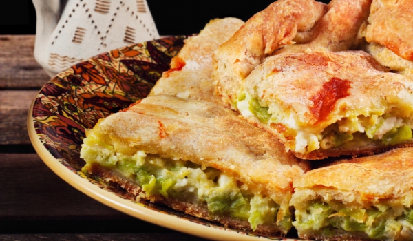 Лучник с готови кори и праз