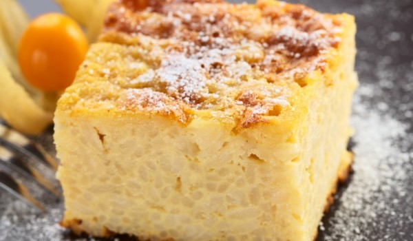 Оризов пудинг с лимонов аромат