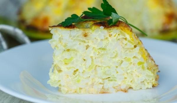 Тиквички с ориз и сирене