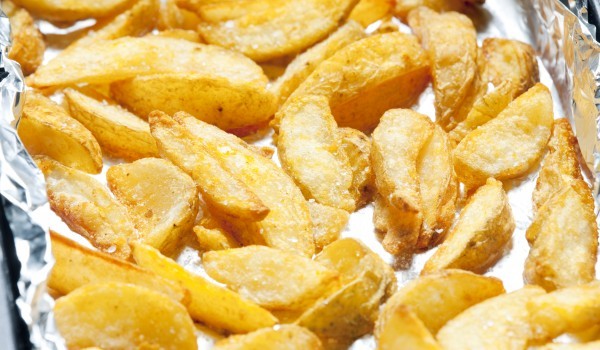 Картофи с галета на фурна