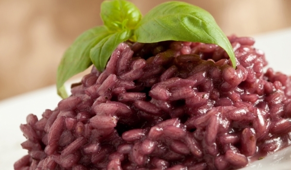 Ризото с червено цвекло