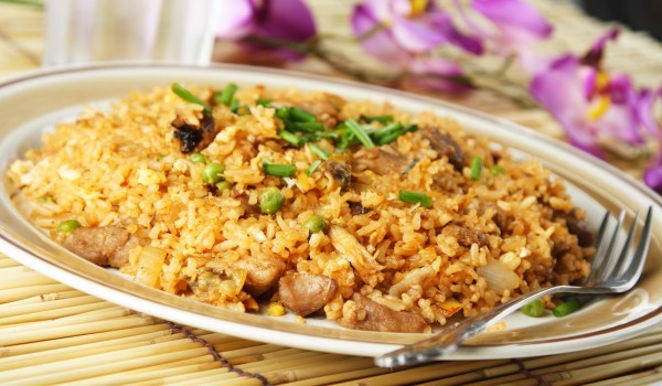 Ризото с манатарки, маслини и къри