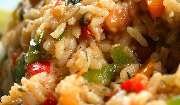 Ориз с моркови и чушки