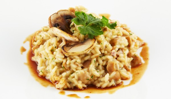 Бърз ориз с гъби