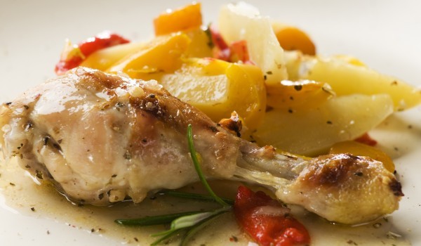 Пиле по гръцки