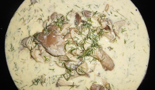 Сметанов сос с гъби